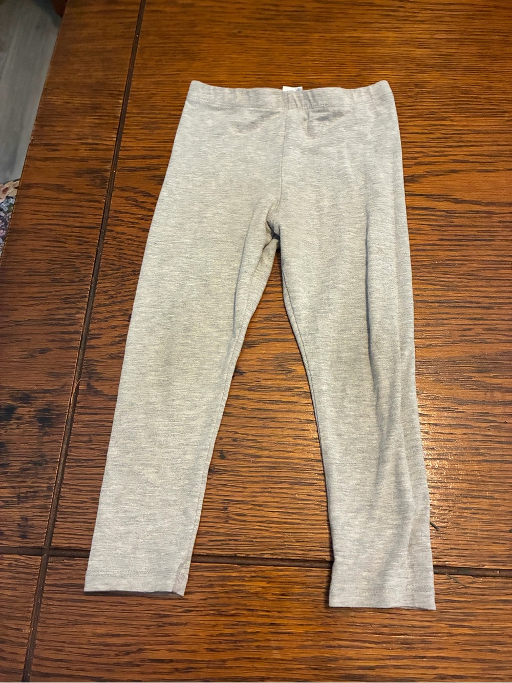 Kids Lightweight Heather Gray Stretch Leggings